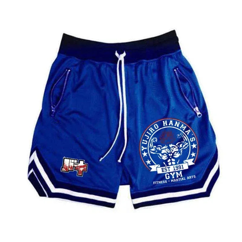 Hanma Baki Fitness Shorts – Transpirables y Ligeros